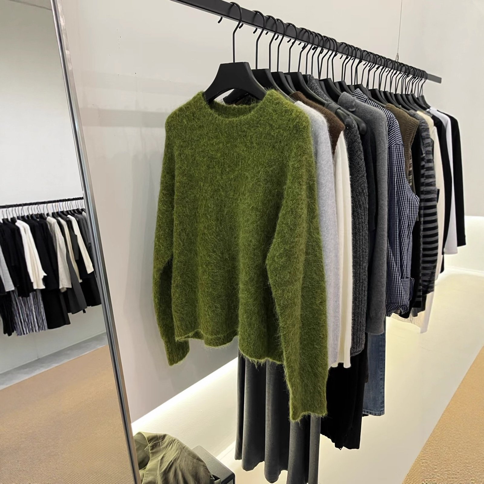 Pulover verde de înaltă calitate pentru femei