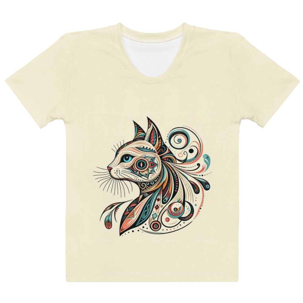 Tricou pentru femei Mandala Cat
