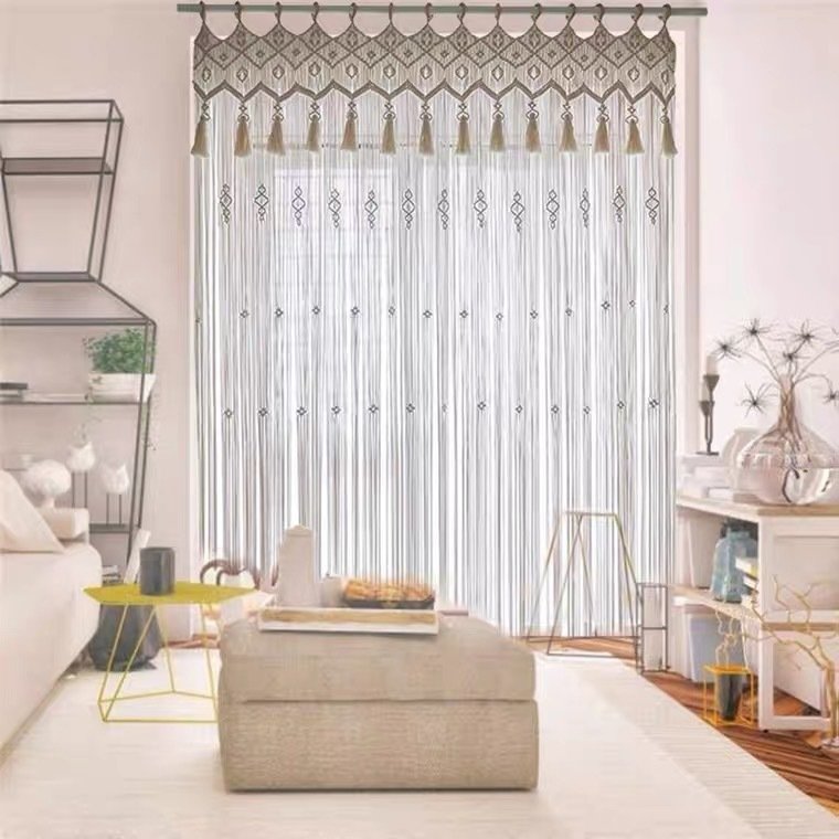 Perdea boemă țesută manual