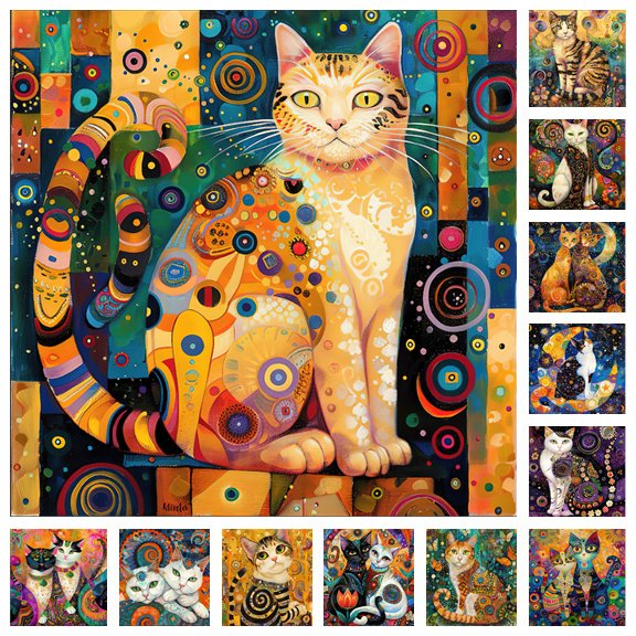 Fete de perna cu pisici 2