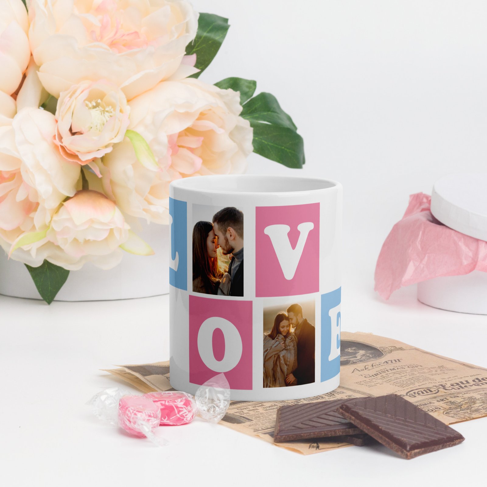 Cana LOVE cu 3 Poze – Amintiri în fiecare înghițitură (325 ml)